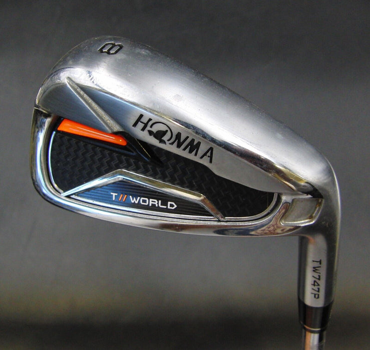 Honma T World TW747P 8 Iron Stiff Steel Shaft Golf Pride Grip