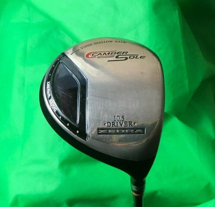 Zebra Camber Sole 10.5° Driver Stiff Graphite Shaft Golf Pride Grip