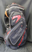7 Division Tour Stage Black Red Tour Trolley Cart Golf Bag