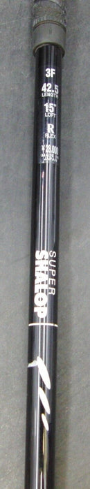 Shalop Super Stainless 15° 3 Wood Regular Graphite Shaft Black Grip