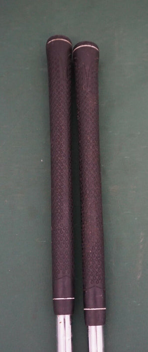 Set of 2 x Ping i3 O Size Green Dot Irons 5-6 Regular Steel Shaft Ping Grip