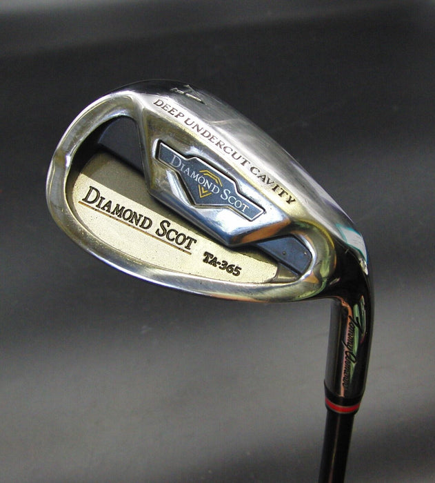 Diamond Scot TA-365 Undercut Cavity A Gap Wedge Stiff Graphite Shaft Black Grip