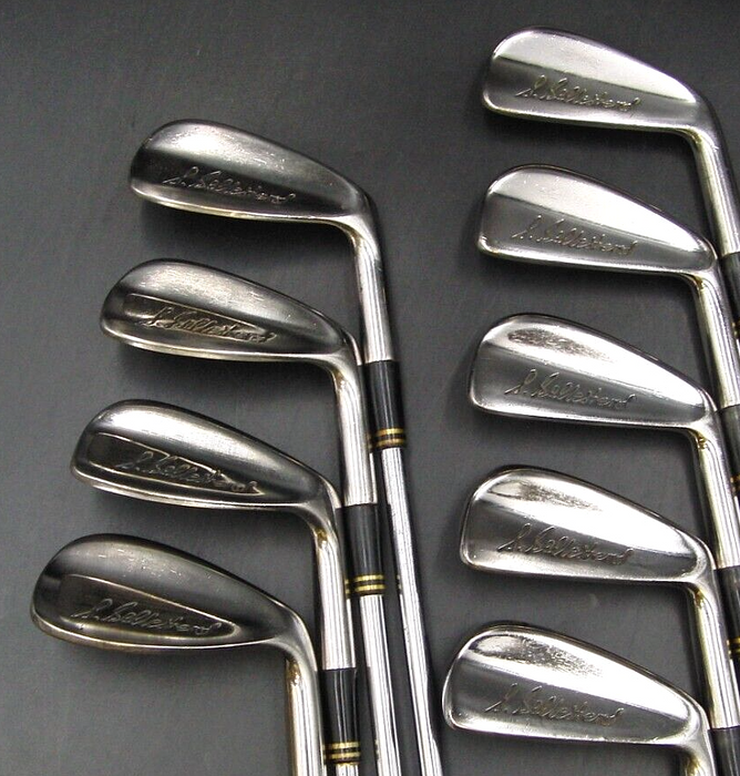 Set of 9 x Slazenger Seve Ballesteros Irons 3-SW Regular Steel Shafts Avon Grips