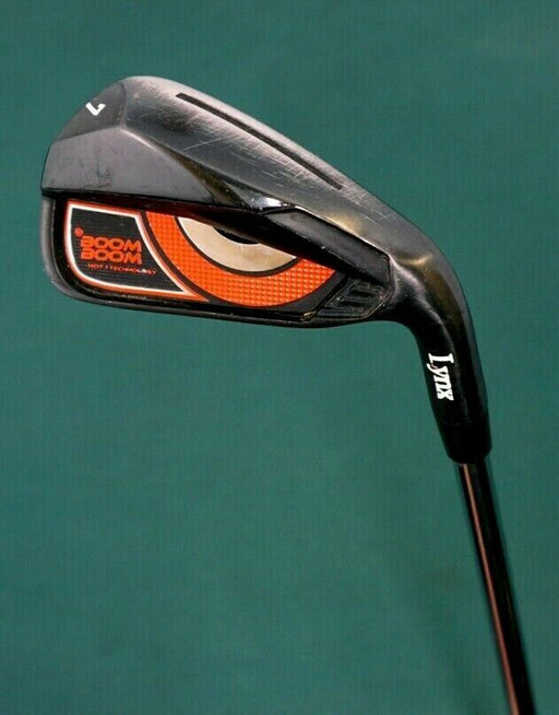 Lynx Boom Boom Hot Technology 7 Iron Regular Steel Shaft Lynx Grip