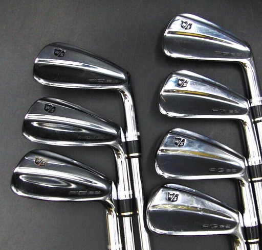 Set of 7 x Wilson Staff FG62 Irons 4-PW Regular Steel Shafts Golf Pride Grips