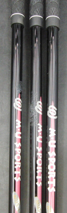 Japanese Set of 3 Ladies M.U Sports MUS II 7+8 & 9 Irons Ladies Graphite Shafts