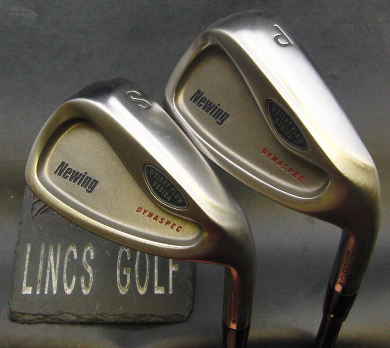 Set of 2 Bridgestone Newing Dynaspec Pitching & Sand Wedges Stiff Graphite Shaft