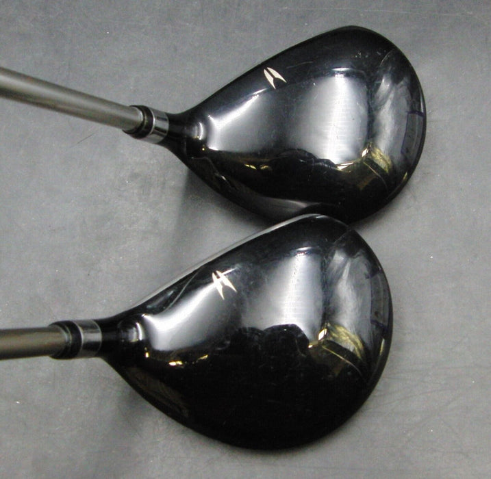 Set of 2 PRGR GN 502 HIT 16.5° 4 & 18° 5 Woods Stiff/Regular Graphite Shafts