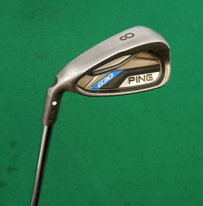 Left Handed Ping G30 White Dot 8 Iron Regular Steel Shaft Golf Pride Grip