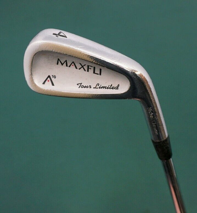 MAXFLI A10 Tour Limited Nickel/Chrome 4 Iron Stiff Steel Shaft Golf Pride Grip