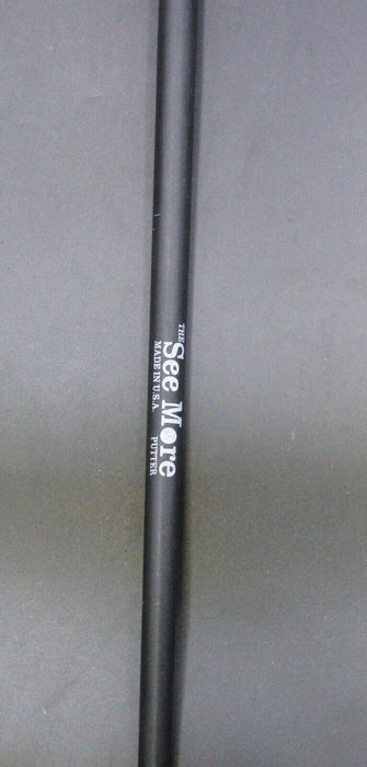 The SeeMore with Ground Plumb Putter Graphite Shaft 88cm Length SeeMore Grip