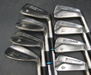 Set of 8 x Dunlop Blue Flash Irons 3-9+SW Regular Steel Shafts Dunlop Grips