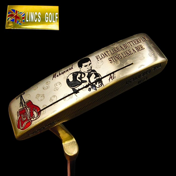 Custom Milled Muhammad Ali Themed Ping Anser Putter 86cm Steel Shaft