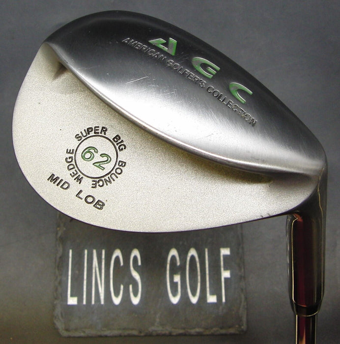 AGC Mid Super Big Bounce 62° Lob Wedge Regular Steel Shaft Factory Direct Grip