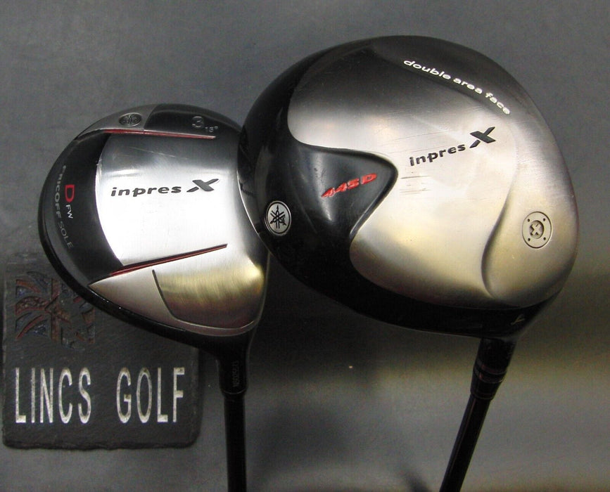 Set of 2 Yamaha Inpres X 3 Wood & 10° 445D Driver S/R Graphite Shafts*