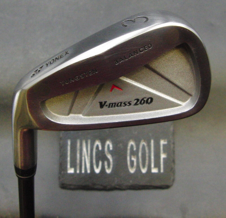 Left-Handed Yonex V-Mass 260 Tungsten 3 Iron Regular Graphite Shaft Yonex Grip