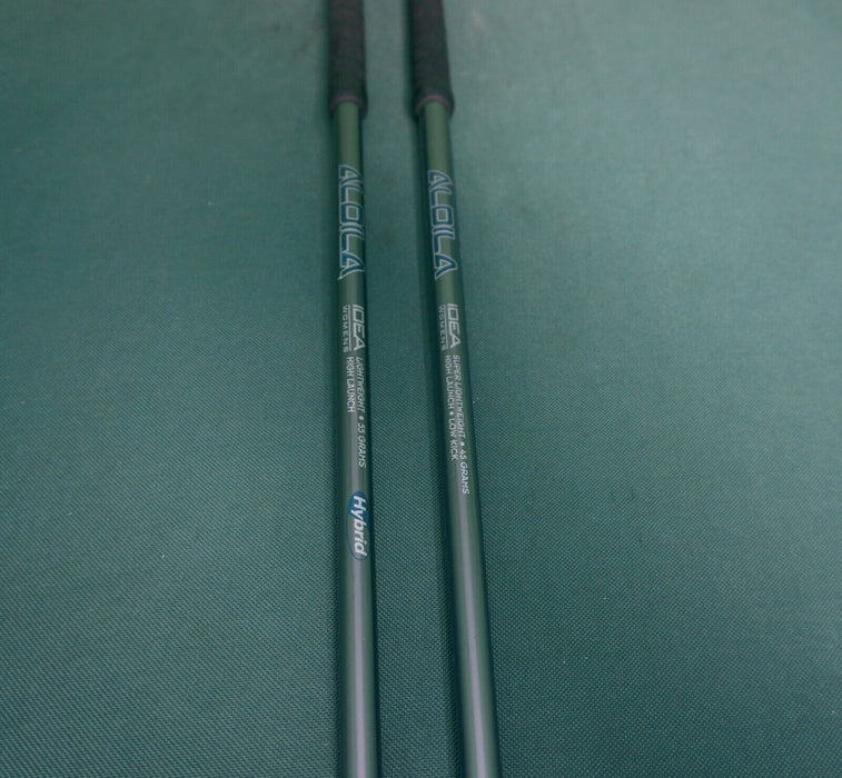 Ladies Set of 2 x Adams Idea Wood & Hybrid Ladies Graphite Shafts Winn Grips