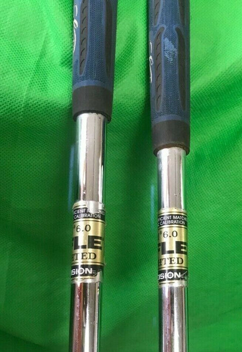 Set of 2 x TaylorMade 300 Forged 3 & 4 Irons Stiff Steel Shafts Lamkin Grips