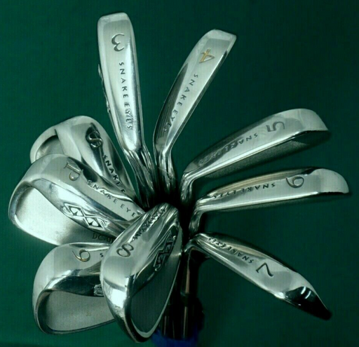 Set Of 9 x Snake Eyes DC-01 Irons 3-SW Mixed Steel Shafts