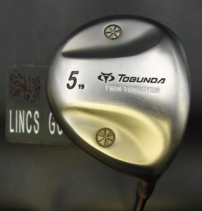 Japanese Tobunda Twin Tungsten 19° 5 Wood Regular Graphite Shaft Golf Pride Grip