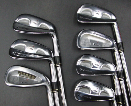 Combo Set of 7 x TaylorMade RAC Coin Forged/RAC LT Irons 4-PW Stiff Steel Shafts