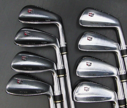 Set of 8 x Wilson Staff 15/25 LIMITED EDITION FG58 Tour Grind Irons 3-PW Regular