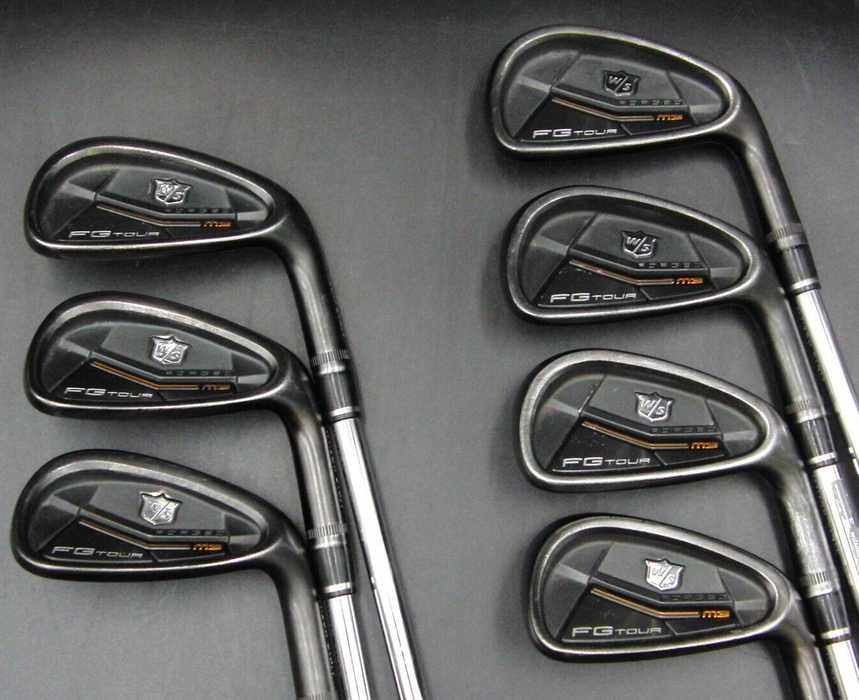 Set of 7 x Wilson Staff Forged FG Tour M3 Irons 4-PW Regular Steel Shafts