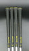 Set of 7 X Japanese PRGR Data 801 Forged Irons 5-SW Stiff Flex Steel Shafts