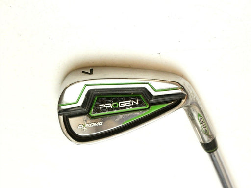 Progen Chromo 7 Iron Progen Stiff Steel Shaft Progen Grip