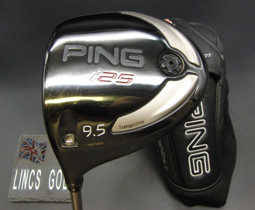 Left Handed Ping i25 9.5° Driver Stiff Graphite Shaft Golf Pride Grip & Ping H/C