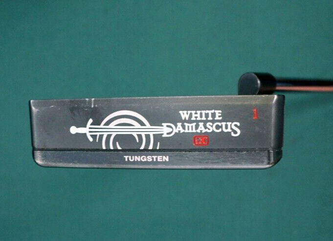 Odyssey White Damascus iX 1 Putter Steel Shaft 89cm Length + Head Cover