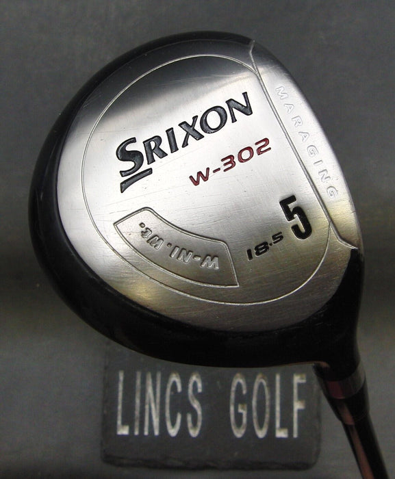 Srixon W-302 W-NI.WT. 18.5° 5 Wood Regular Graphite Shaft Winn Grip & Srixon H/C