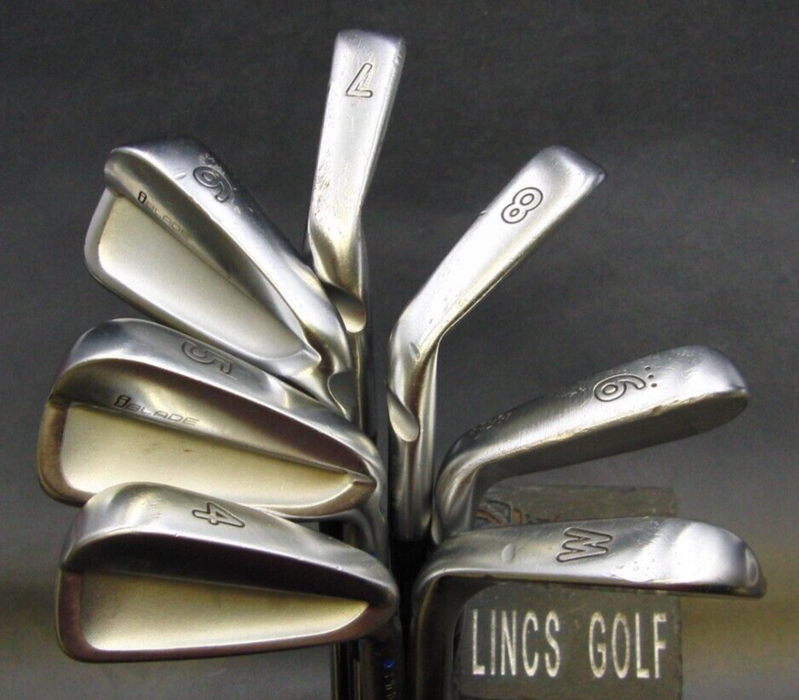 Set of 7 x Ping iBlade Blue Dot Irons 4-PW Regular Steel Shafts Golf Pride Grips