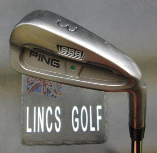 Ping S58 USA Green Dot 3 Iron Stiff Steel Shaft Ping Grip