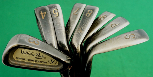 Set of 8 x Valentino Rudy Super Tour Weapon Irons 3-SW (Missing 6 Iron)