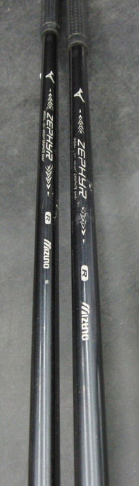 Set of 2 Mizuno Zephyr 16° 3 & 19° 5 Woods Regular Graphite Shafts Mizuno Grips*