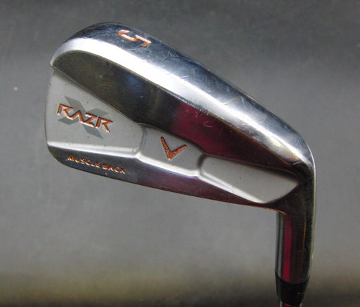 Callaway Razr X Muscle Back 5 Iron Extra Stiff Steel Shaft Golf Pride Grip