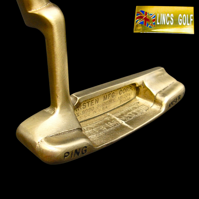 Custom Milled Terminator Theme Ping Anser 3 Putter 86cm Steel Genuine Leather HC