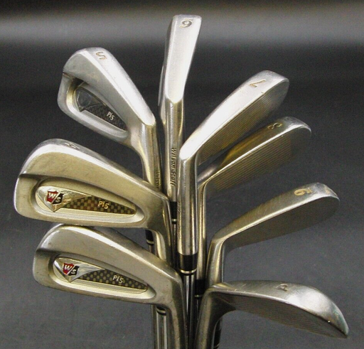 Set of 8 x Wilson Staff Pi5 Irons 3-PW Stiff Steel Shafts Golf Pride Grips