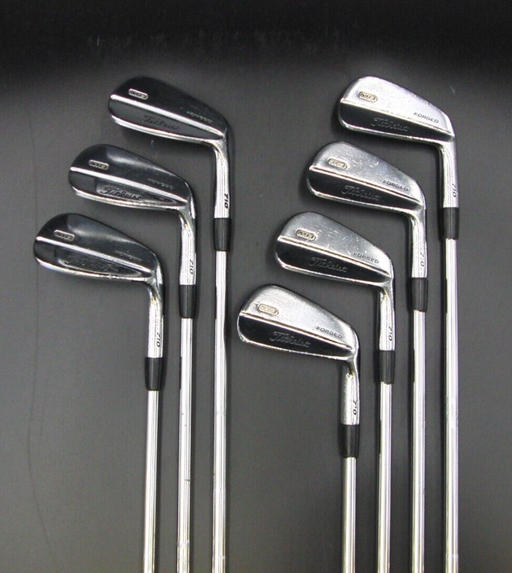 Set 7 x Titleist MB 710 Forged Irons 4-PW Regular Steel Shafts Golf Pride Grips