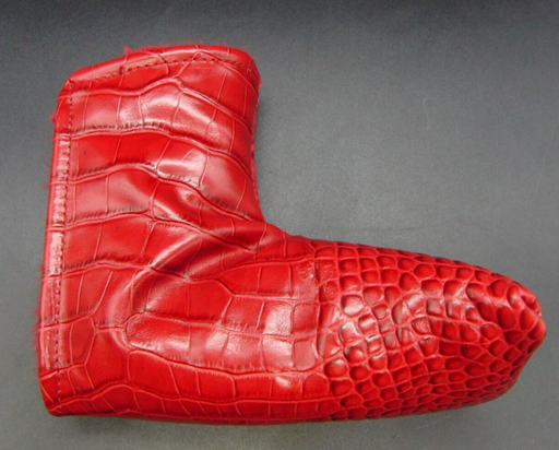 Luxury PSYKO GOLF Croc Embossed Genuine Leather Putter Head Cover