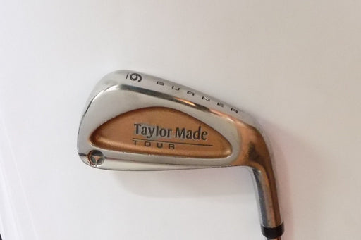 Polished TaylorMade Tour Burner 6 Iron Rifle S90 Steel Shaft.