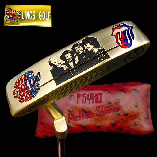 Custom Milled The Rolling Stones Themed Ping Anser Putter 86cm Steel Shaft
