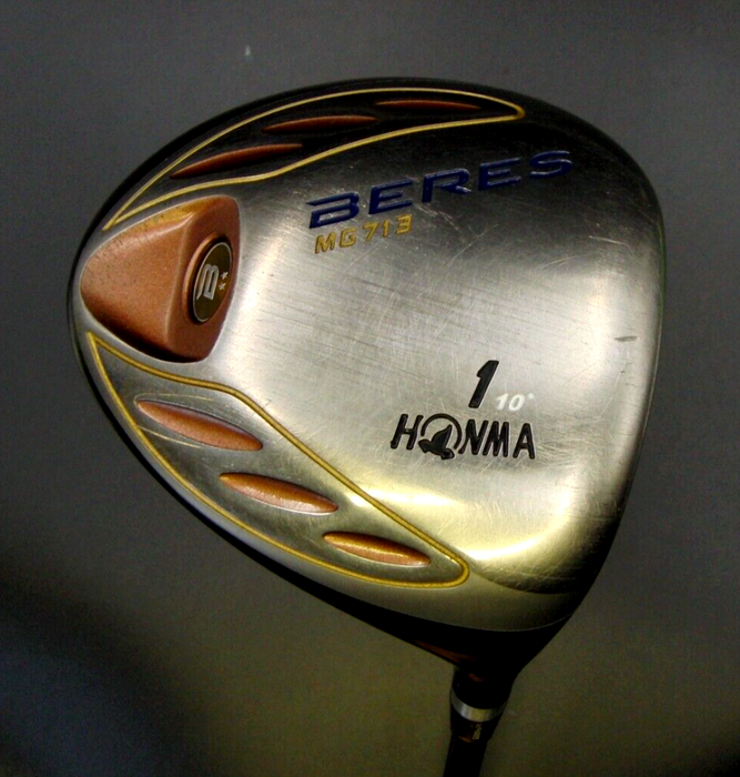 Honma Beres MG713 10º Driver Stiff Graphite Shaft Golf Pride Grip