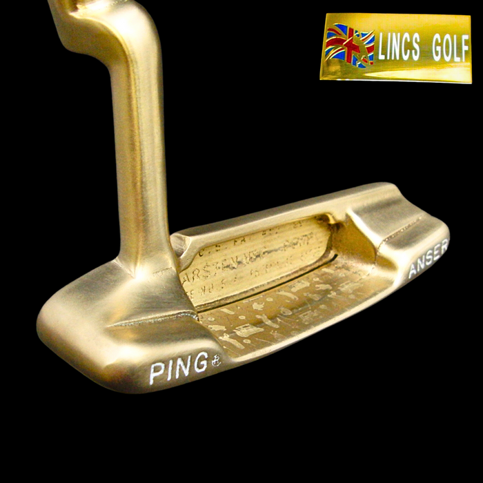 Custom Milled Funny Golf Themed Ping Anser Putter 89cm Genuine Leather HC