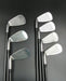Set of 7 x MacGregor DX  Irons 4-PW Regular Graphite Shafts Golf Pride Grips
