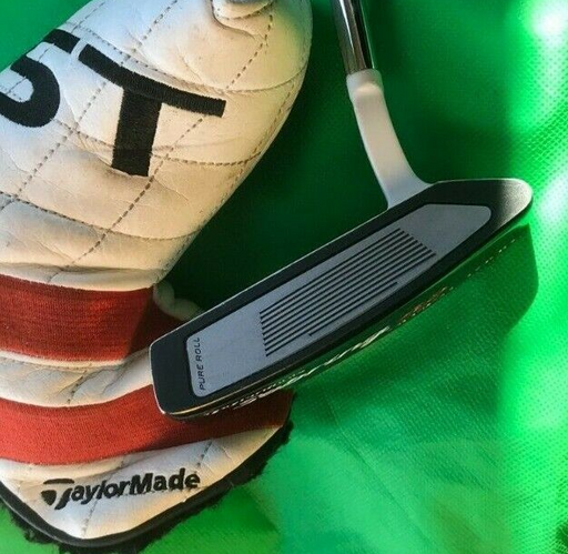 TaylorMade Sebring 62 Ghost Tour Putter 86cm Long Steel Shaft T/Made Grip + H.C.