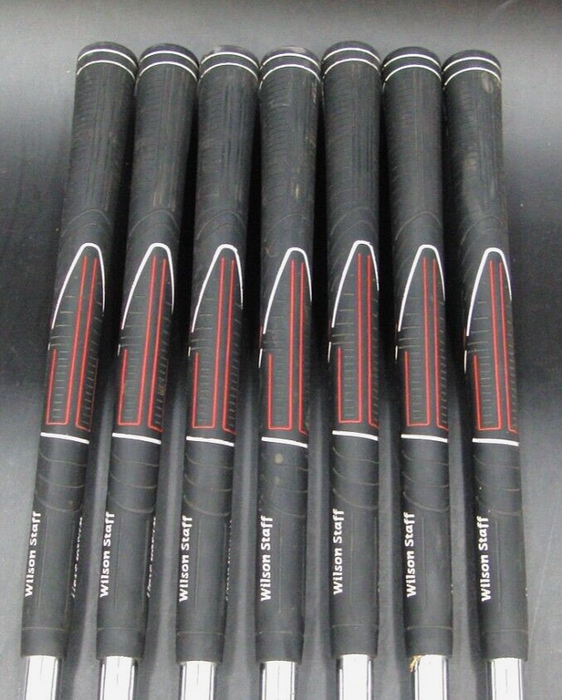 Set of 7 x Wilson Staff Di9 Irons 5-SW Uniflex Steel Shafts Wilson Staff Grips