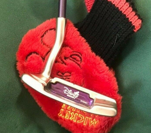 Disney Mickey Mouse Nice Shot! Graphite Shaft 83cm Long Putter + Head Cover
