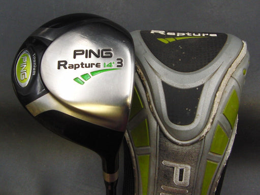 Ping Rapture 14° 3 Wood Stiff Graphite Shaft Ping Grip & Ping Head Cover